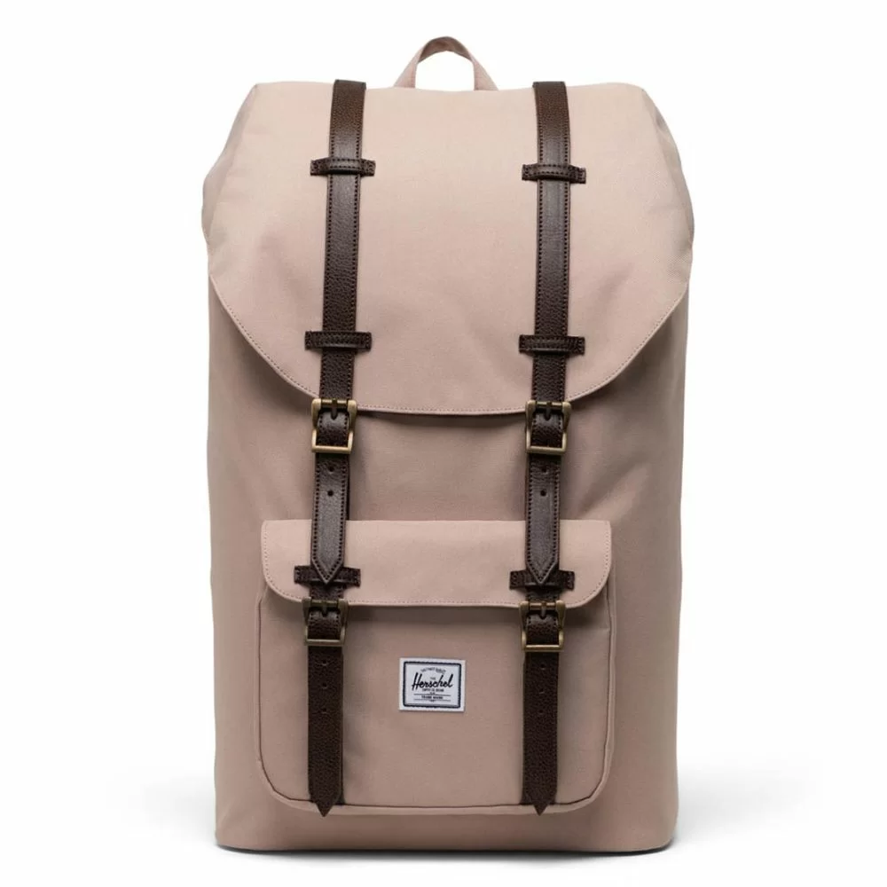 Herschel Supply Co. Herschel Little America Light Taupe Chicory Coffee The Little Green Bag