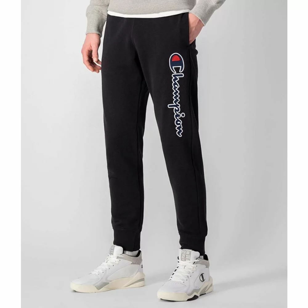 Champion rib cuff pants black store