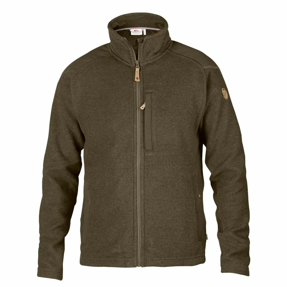 Fjallraven Buck Fleece M Dark Olive The Little Green Bag