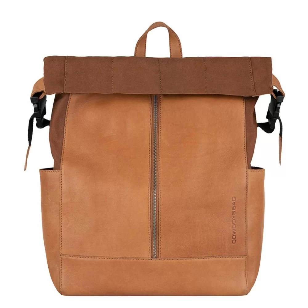 Cowboysbag Backpack Porto 15.6 Inch X Saskia Weerstand Camel The Little Green Bag