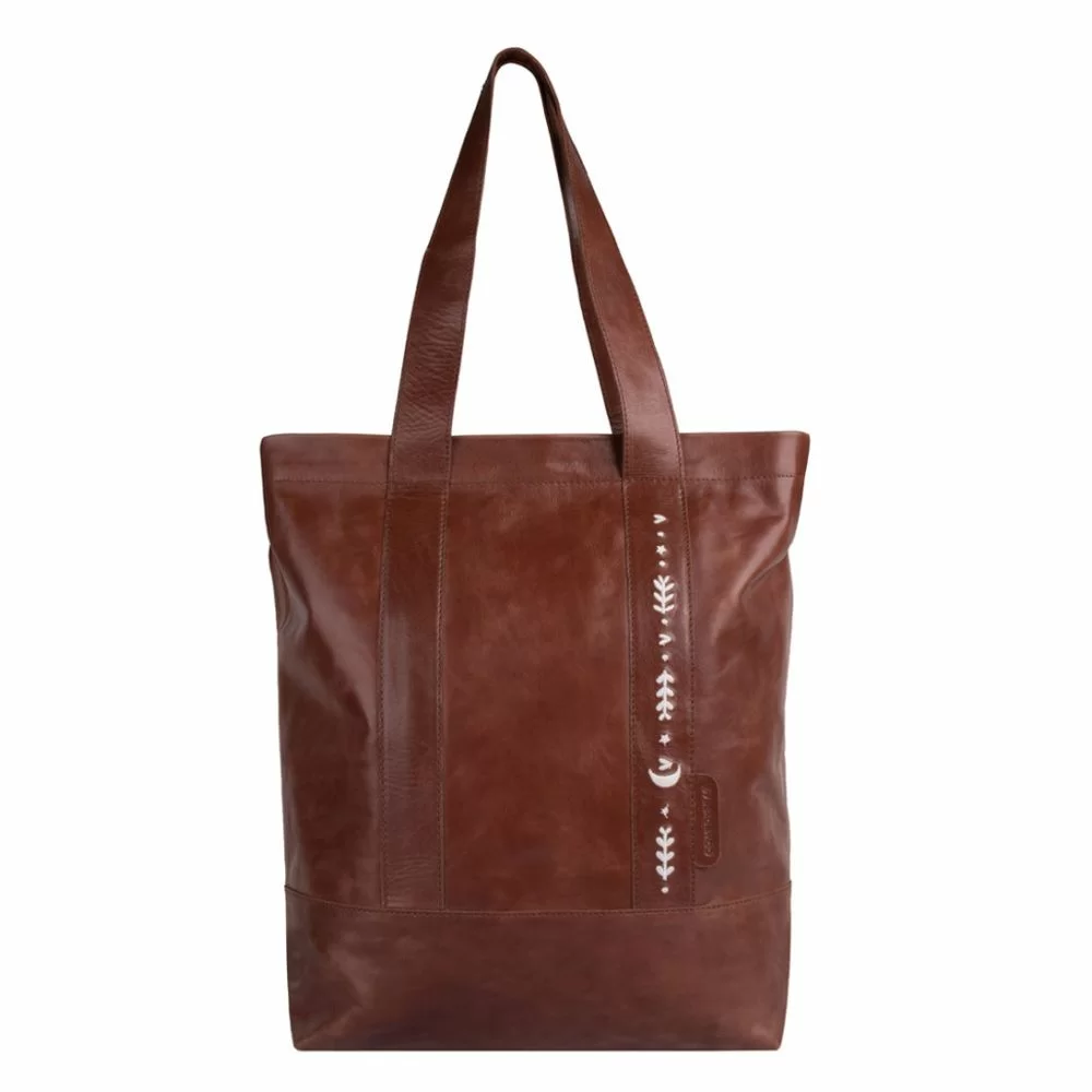 Cowboysbag Shopper Gibbous 13 inch X Dappermaentje Cappuccino The Little Green Bag
