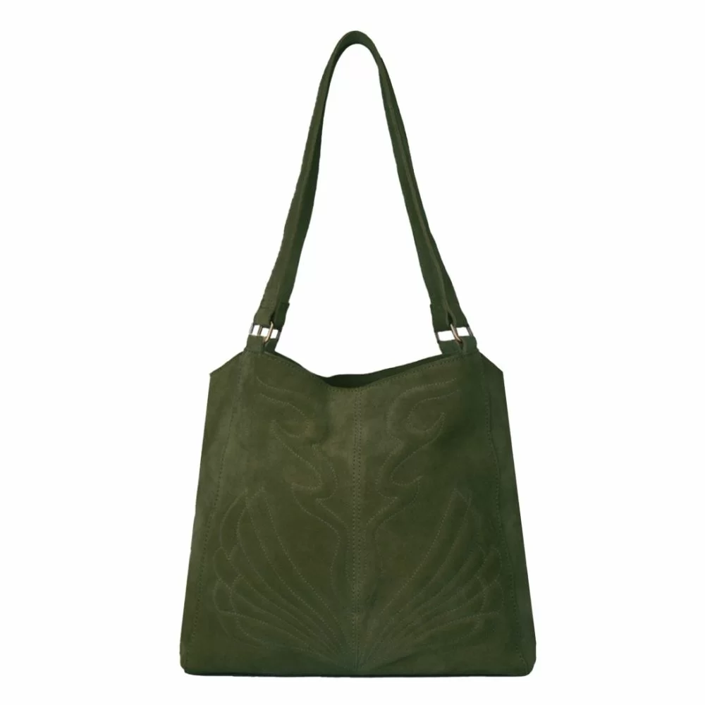Cowboysbag Shopper Lakeside Army Green The Little Green Bag