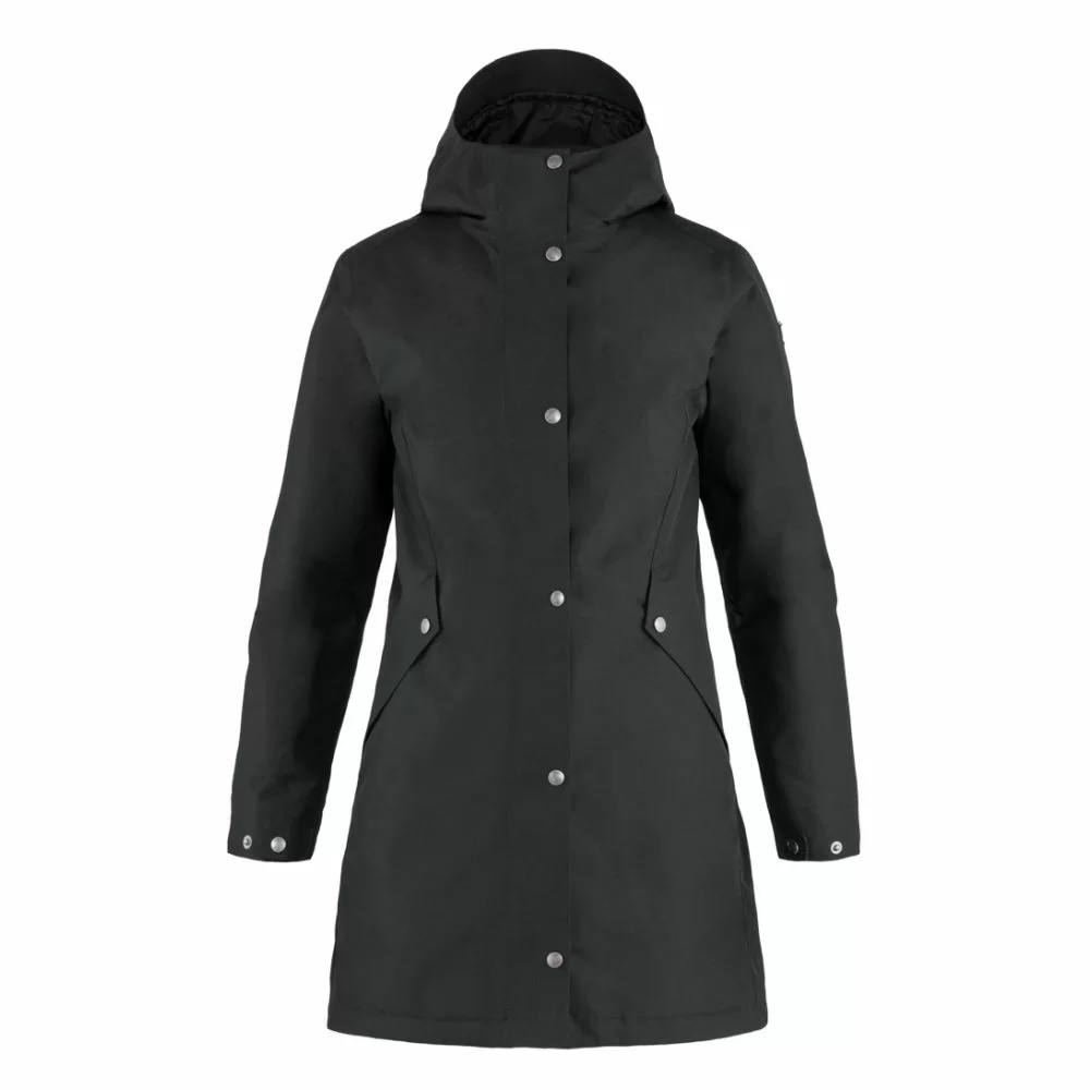 Fjallraven Visby 3 in 1 Jacket Black The Little Green Bag