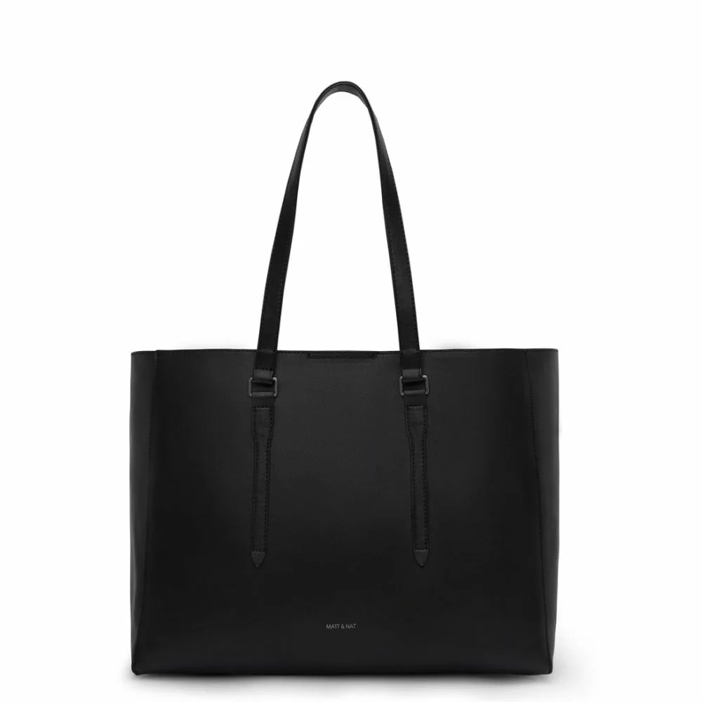 MATT NAT Emel Arbor Tote Bag Black Pecan The Little Green Bag