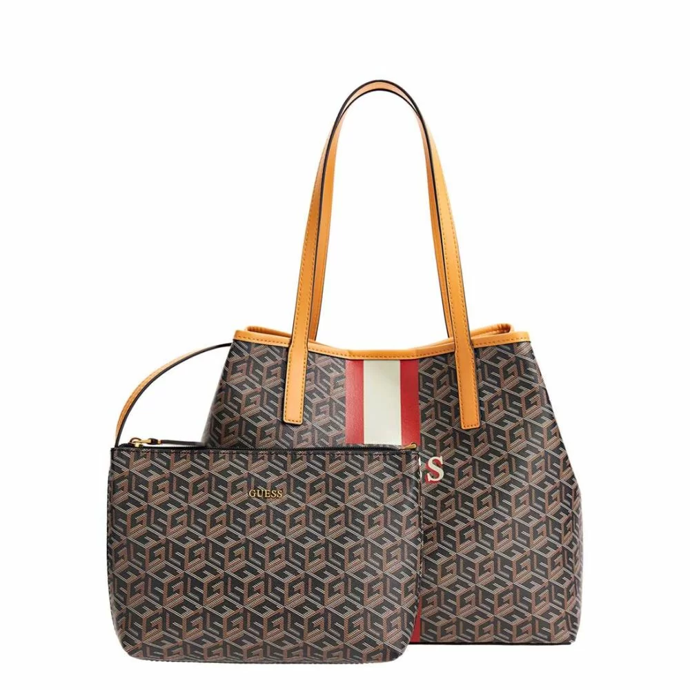 Guess vikky tote cognac store