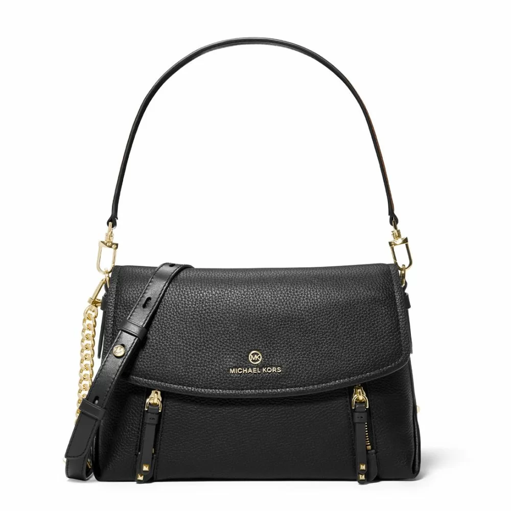 Brooklyn small leather satchel michael kors best sale