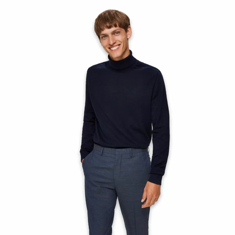 Blazer with roll neck online