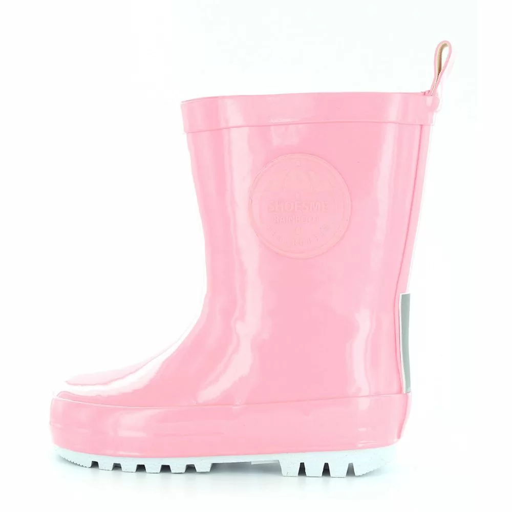 Shoesme Rubber Laars met Fleece Sock Rose The Little Green Bag