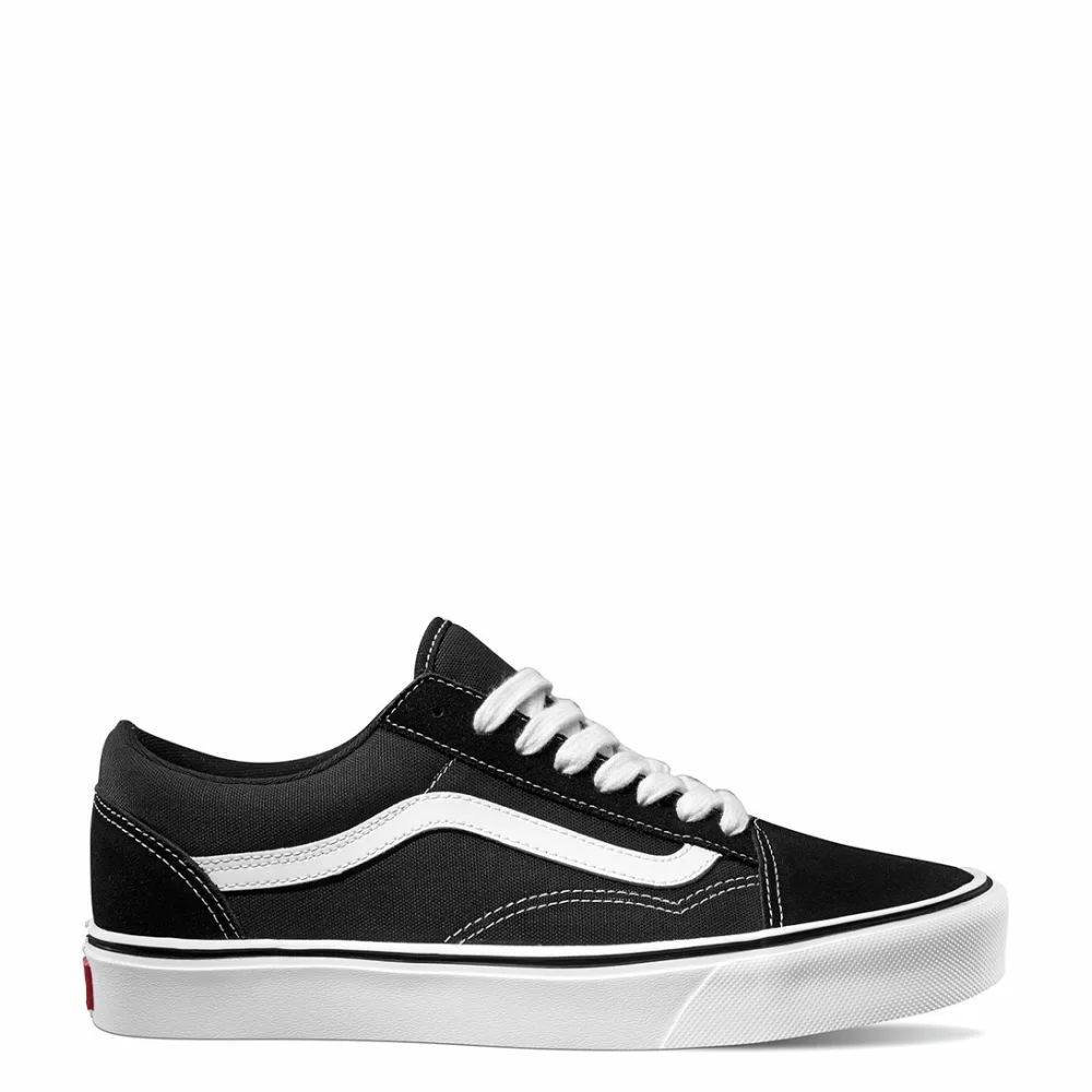 Old skool black shop white