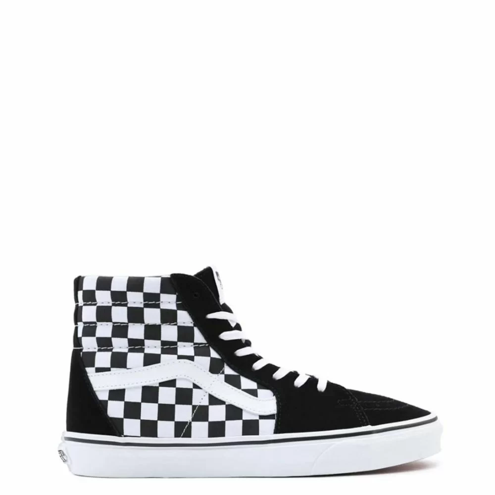 Vans UA SK8 Hi Checkerboard Black True White The Little Green Bag