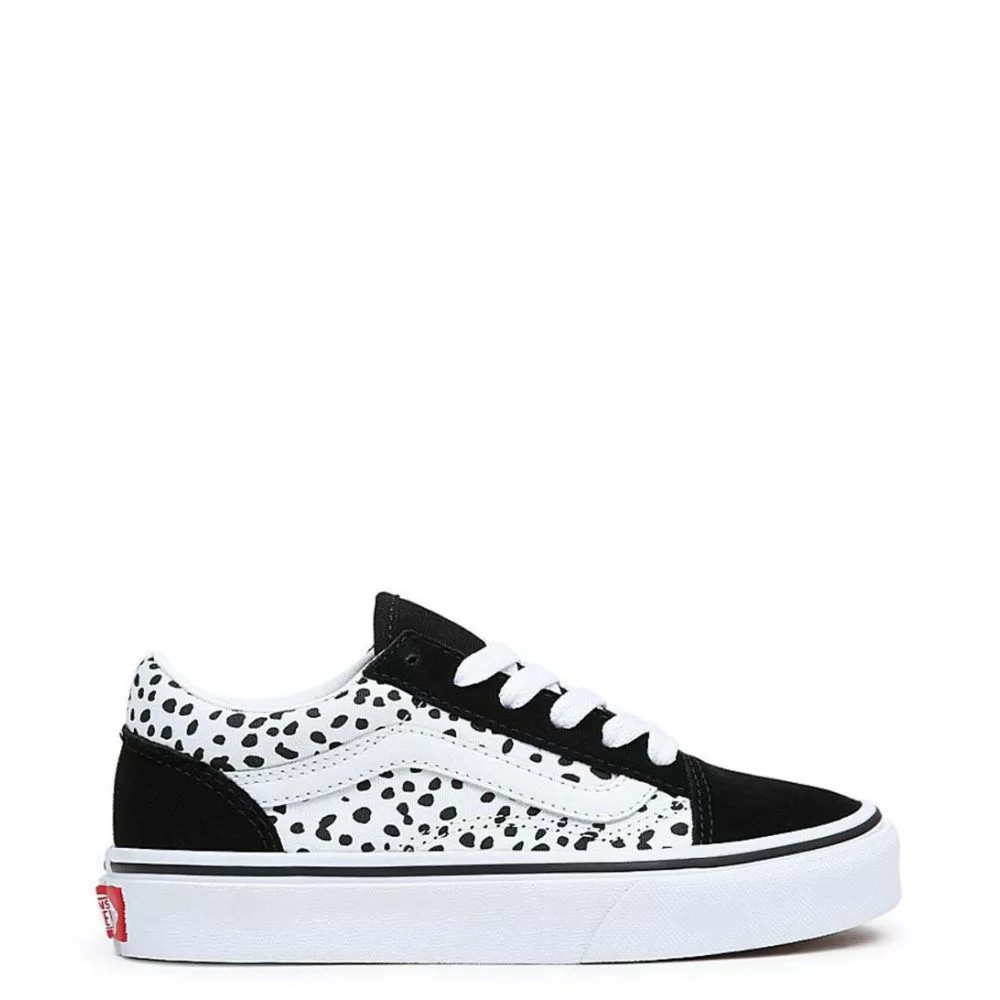 Vans JN Old Skool Dalmatian Black True White The Little Green Bag