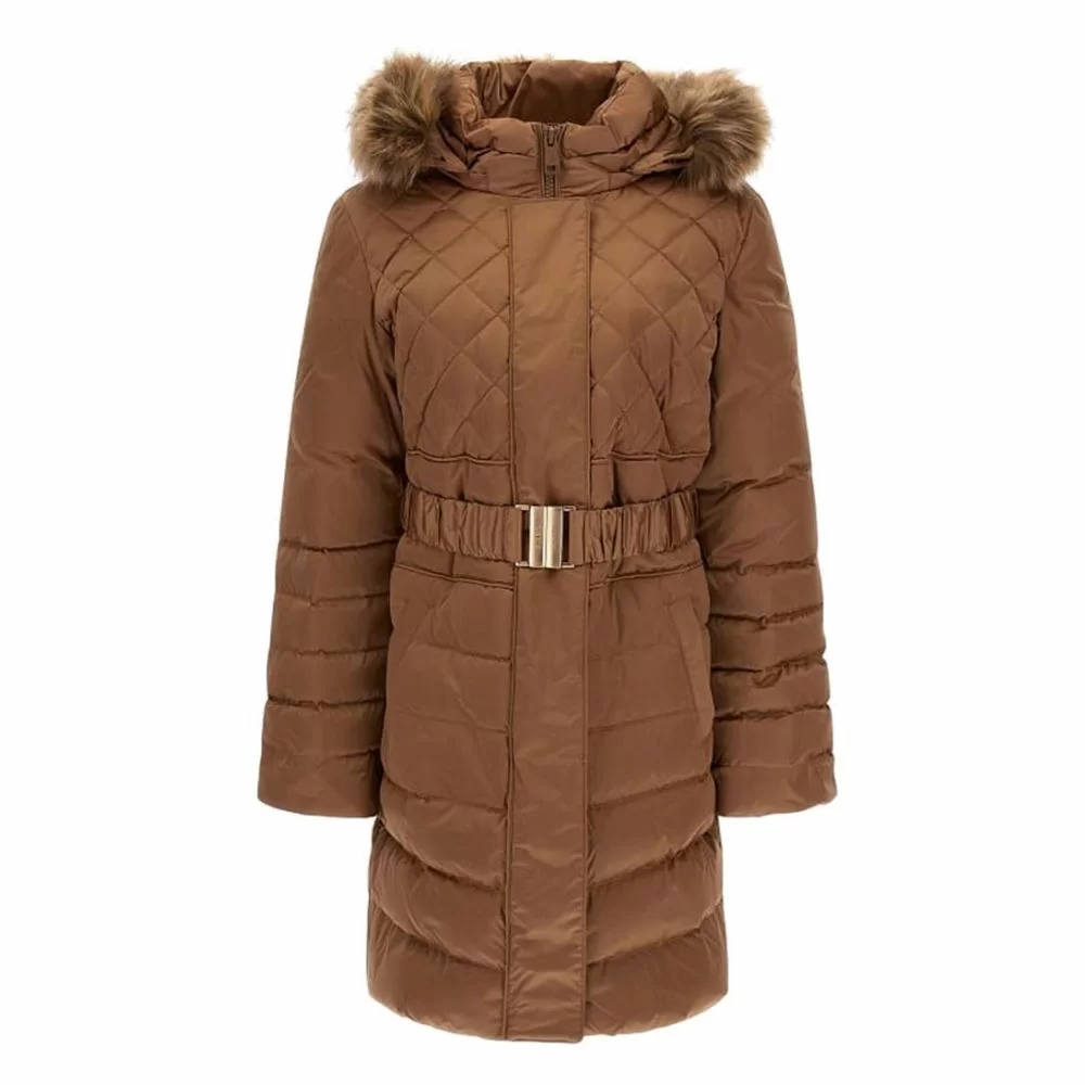 Guess Lolie Down Jacket Wet Sand Multi The Little Green Bag