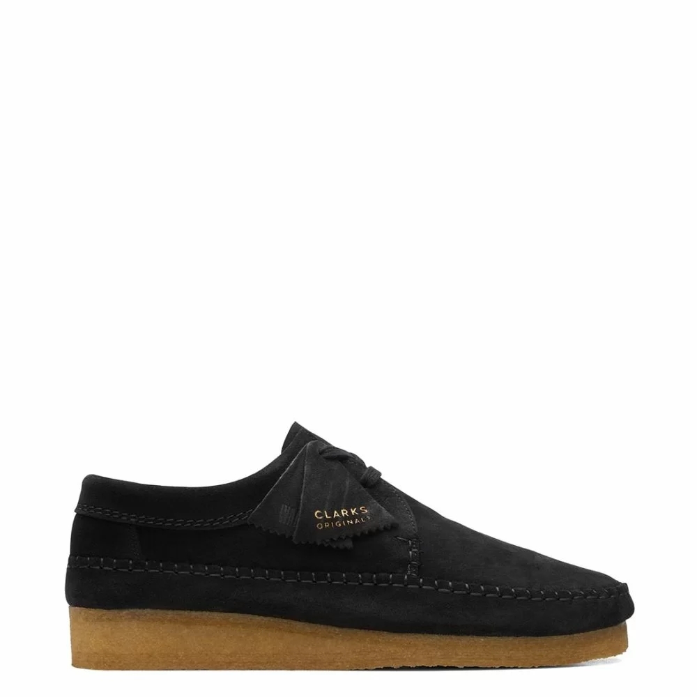 Clarks Originals Weaver Suede Men Black The Little Green Bag