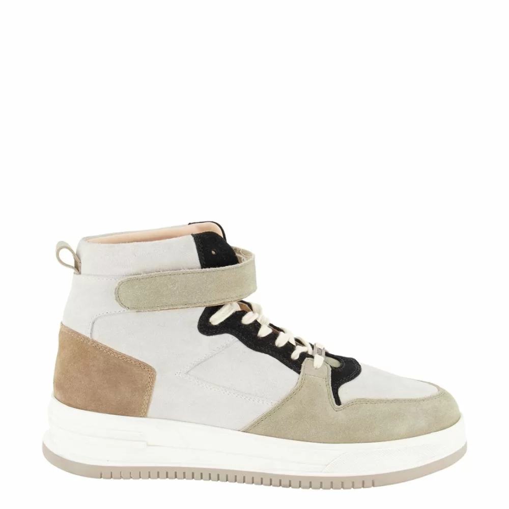 Zusss Hoge Sneakers Zand The Little Green Bag