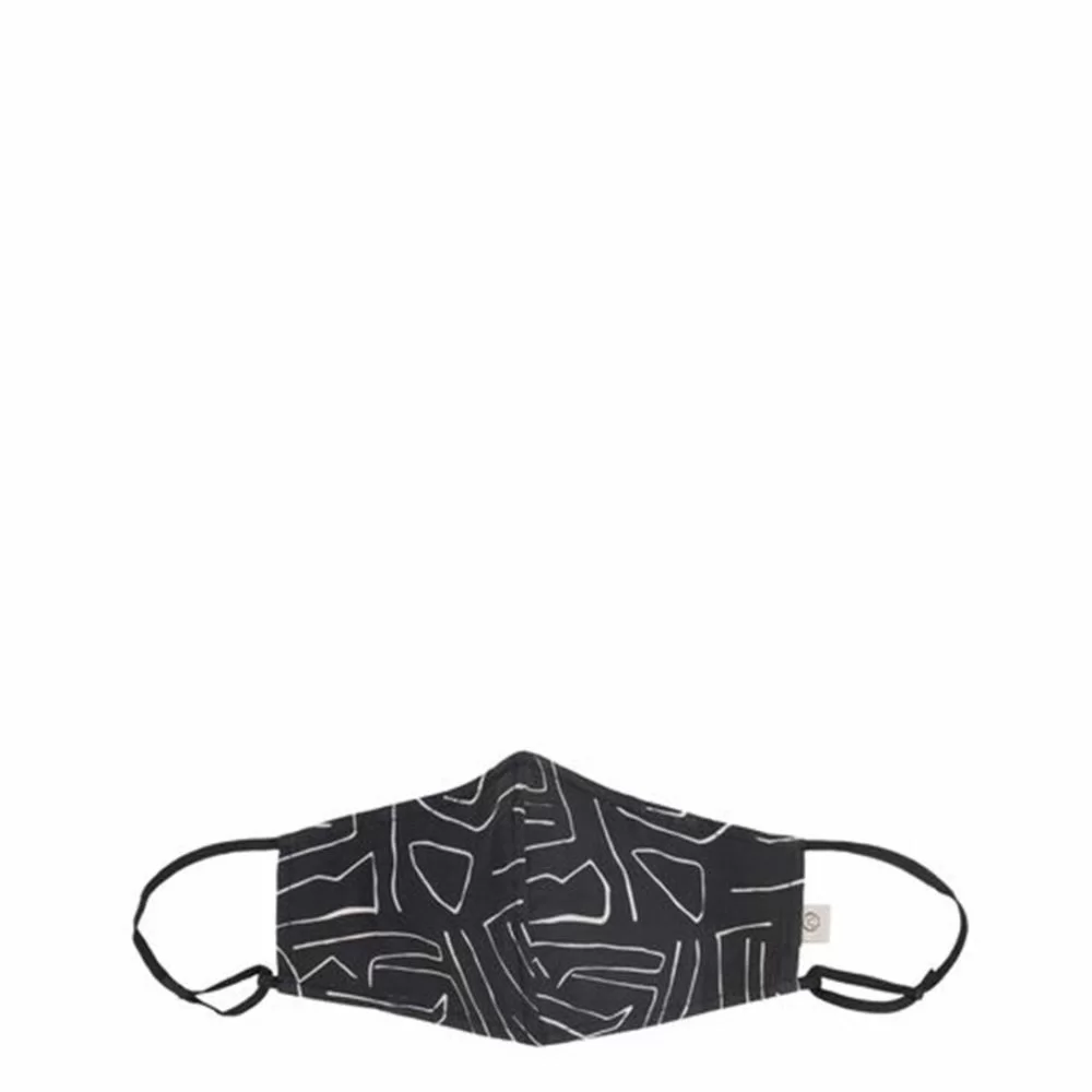 Zusss Stoffen Mondkapje Safariprint Zwart The Little Green Bag