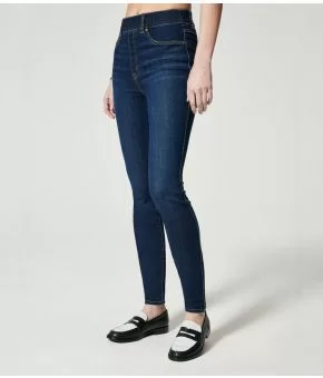 SPANX Denim Ankle Skinny Jeans Midnight Shade