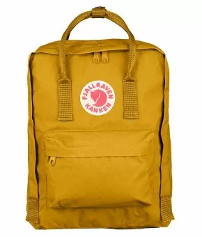 Fjallraven Kanken ochre The Little Green Bag