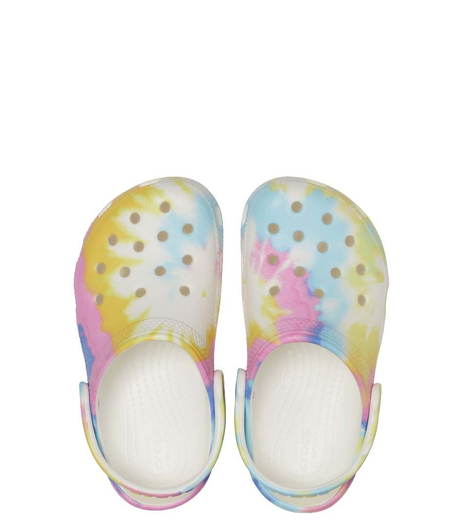 crocs pastel tie dye