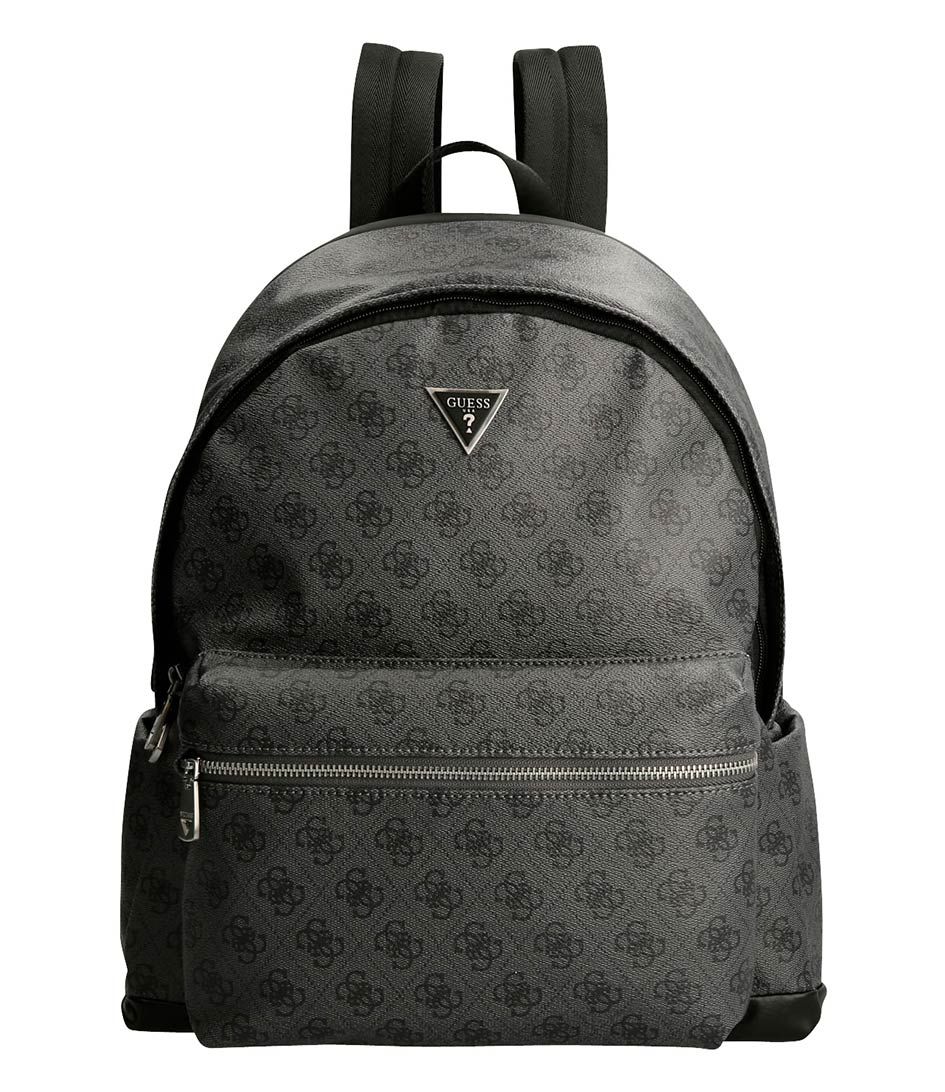 Guess Vezzola Smart Round Backpack Black | The Little Green Bag
