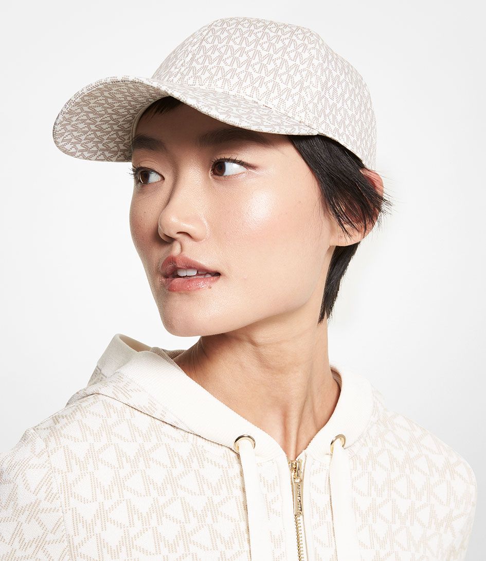 Michael Kors Mk Dot Logo Prnt Cap (Bone/Multi/patterned) - 85