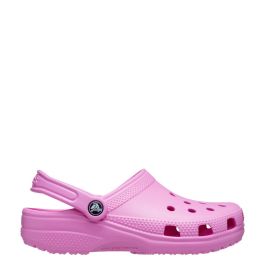 furry pink crocs