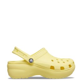 Platform discount yellow crocs