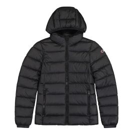 Champion Hooded Polyfilled Jacket Black The Little Green Bag