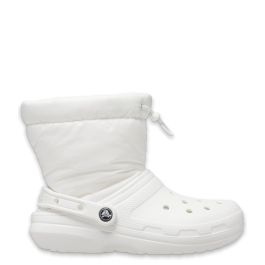 Crocs Classic Lined Neo Puff Boot White White The Little Green Bag