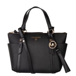 Michael Kors Brooklyn Medium Convertible Flap Handbag Zwart