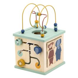 5 in 1 wooden activity cube on sale