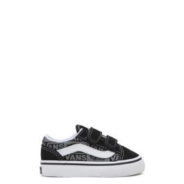 Black and grey velcro vans hotsell