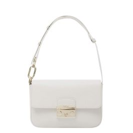 Furla Metropolis Small Shoulder Bag Marshmallow The Little Green Bag