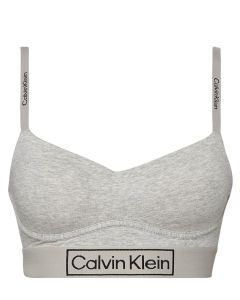 Calvin Klein Light Lined Bralette Grey Heather
