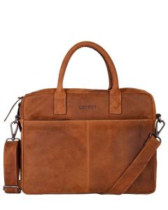 DSTRCT Alfa 15.6 Inch Cognac The Little Green Bag