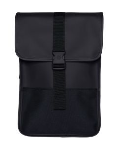 Rains Buckle Backpack Mini Black The Little Green Bag