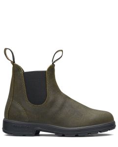 Blundstone 1615 Original Waxed Suede Dark Olive The Little Green Bag