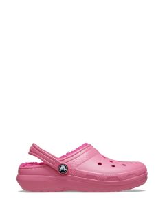 Light pink lined discount crocs