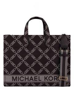 Michael kors jacquard tote sale