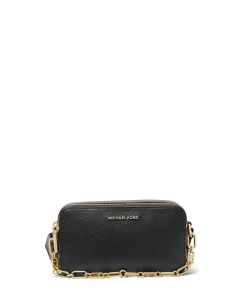 Jet Set Small Pebbled Leather Double-Zip Camera Bag