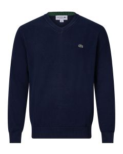 Lacoste 1Ha1 Mens Sweater Navy Blue The Little Green Bag