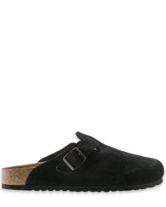 BIRKENSTOCK Boston VL SFB Regular Black | The Little Green Bag