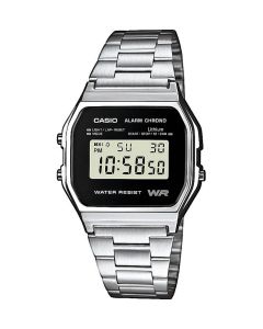 Zilveren casio top