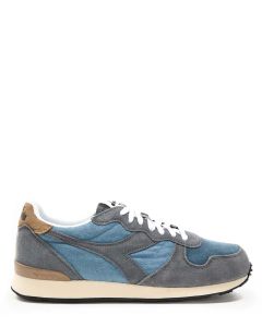 Diadora Camaro Suede Blu Miraggio Grigio Peltro The Little Green Bag