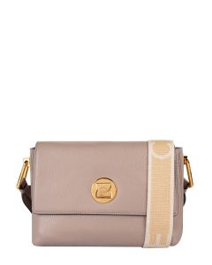 Coccinelle Liya Signature Warm Taupe | The Little Green Bag