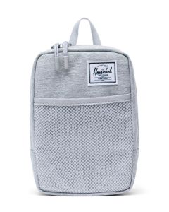 Herschel Supply Co. Sinclair Large light grey crosshatch The Little Green Bag