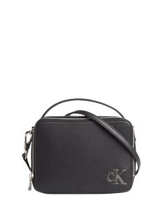 Calvin Klein Minimal Monogram Camera Bag 18 Black The Little