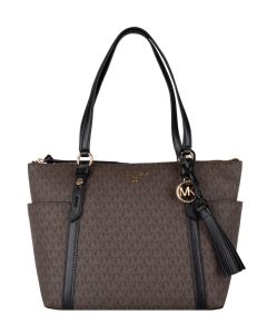 Michael kors zip top tote sale