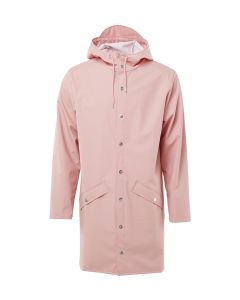 Rains long cheap jacket coral