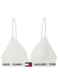 Tommy Hilfiger Bralettes Padded Triangle Bra PVH Classic White