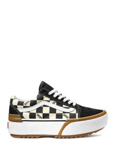 Vans old skool 2024 checkerboard skate shoe multi